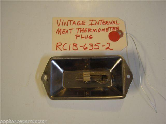 Model RC1B-635-2 Vintage Frigidaire Flair Stove Internal Meat Thermometer Plug Model RC1B-635-2 Vintage Frigidaire Flair Stove Internal Meat Thermometer Plug
